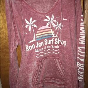 Ron Jon Surf Shop Pink Hoodie